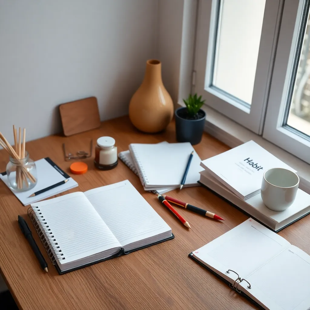 Persoon die een dagboek bijhoudt met een kalender waarop 21 dagen zijn gemarkeerd